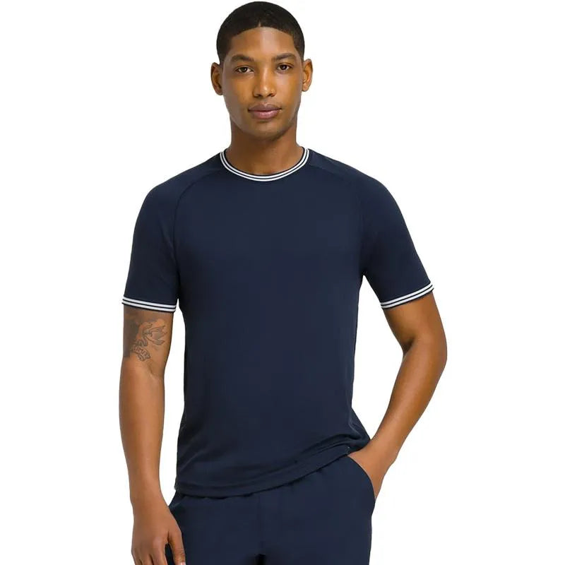 Wilson T-shirt Court Performance Crew Marine - vue 3