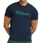 Wilson T-shirt Easy Street Marine Vert - vue 3