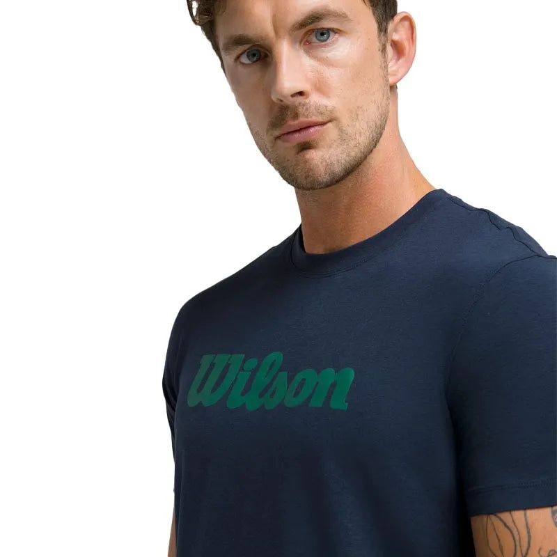 Wilson T-shirt Easy Street Marine Vert - vue 5