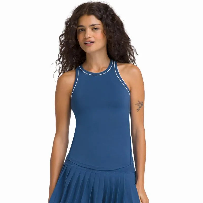 Wilson T-shirt Fieldhouse Lite Bleu Court Femme