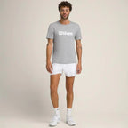 Wilson T-shirt Graphic Gris Blanc - vue 4