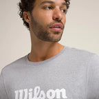 Wilson T-shirt Graphic Gris Blanc - vue 7