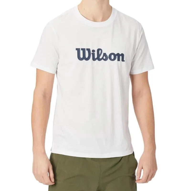 Wilson T-shirt Team Graphic Blanc