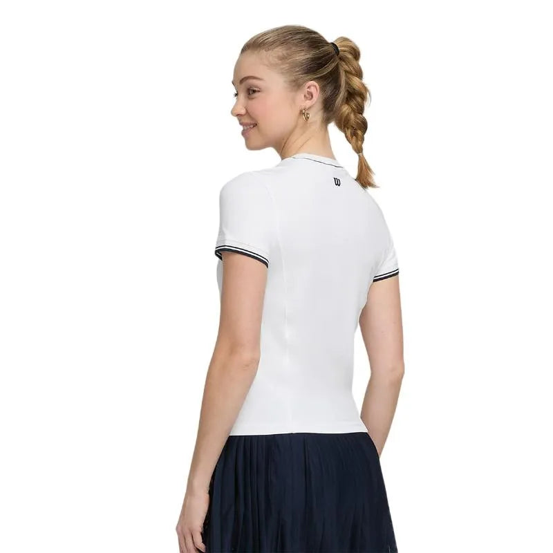 Wilson T-shirt Team Seamless Blanc Femme - vue 2