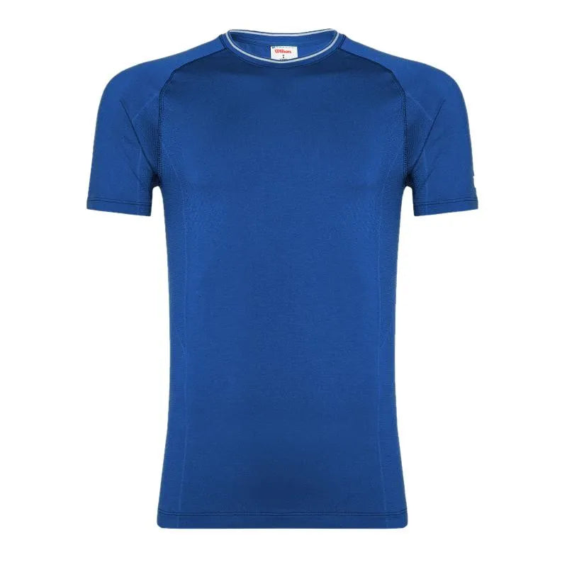 Wilson T-shirt Team Seamless Crew Bleu Royal
