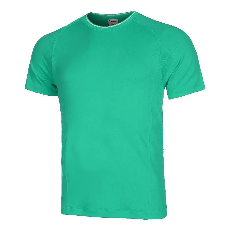 Wilson T-shirt Team Seamless Crew Vert - vue 3