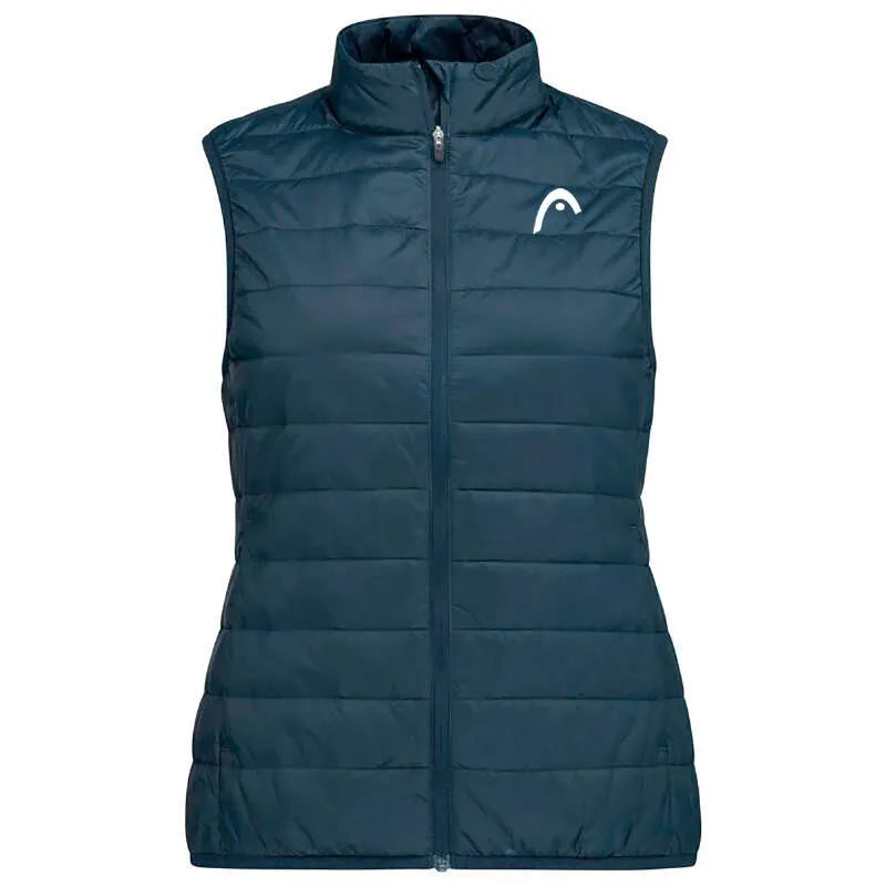 Head Gilet Club Lightweight Marine Blanc Femme