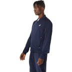 Asics Veste Court Warm Up Bleu Minuit - vue 4
