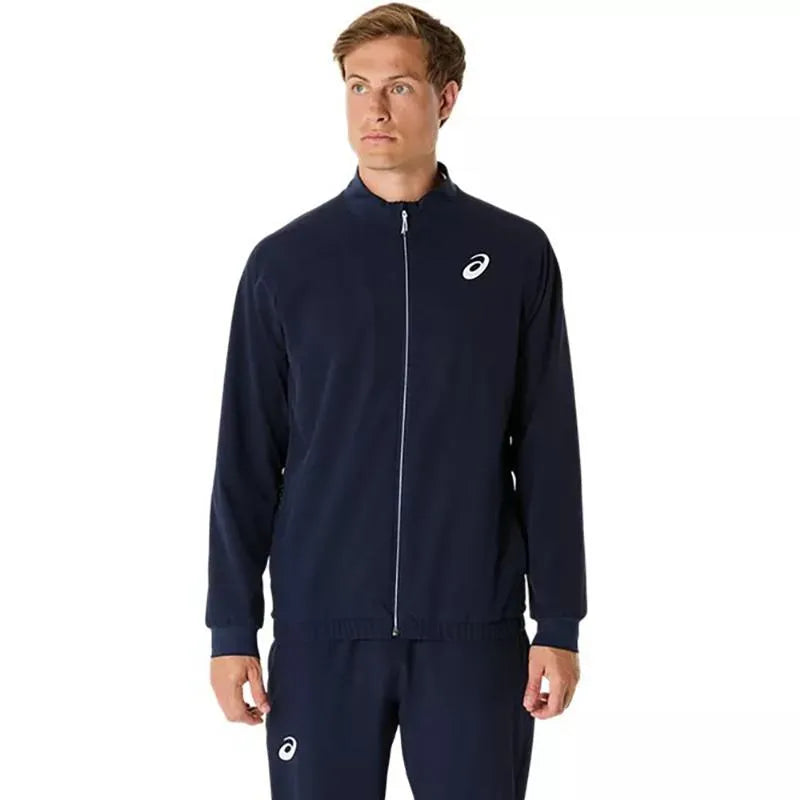 Asics Veste Match Bleu Foncé