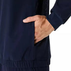 Asics Veste Match Bleu Foncé - vue 5