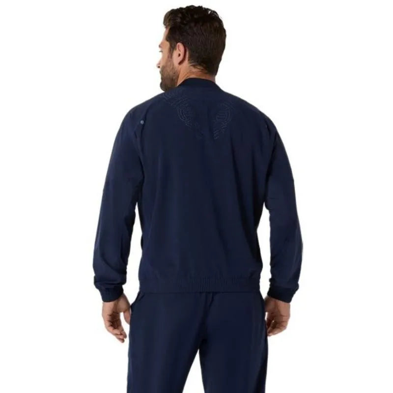Asics Veste Match Bleu Foncé Minuit - vue 2