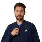 Asics Veste Match Bleu Foncé Minuit - vue 4