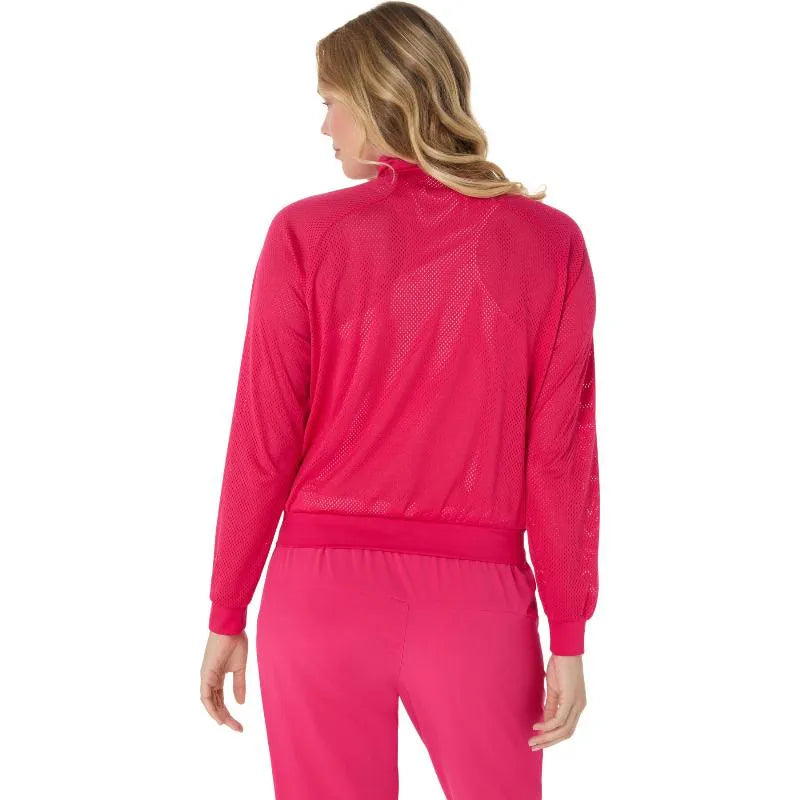 Asics Veste Match Rose Brillant Femme - vue 2