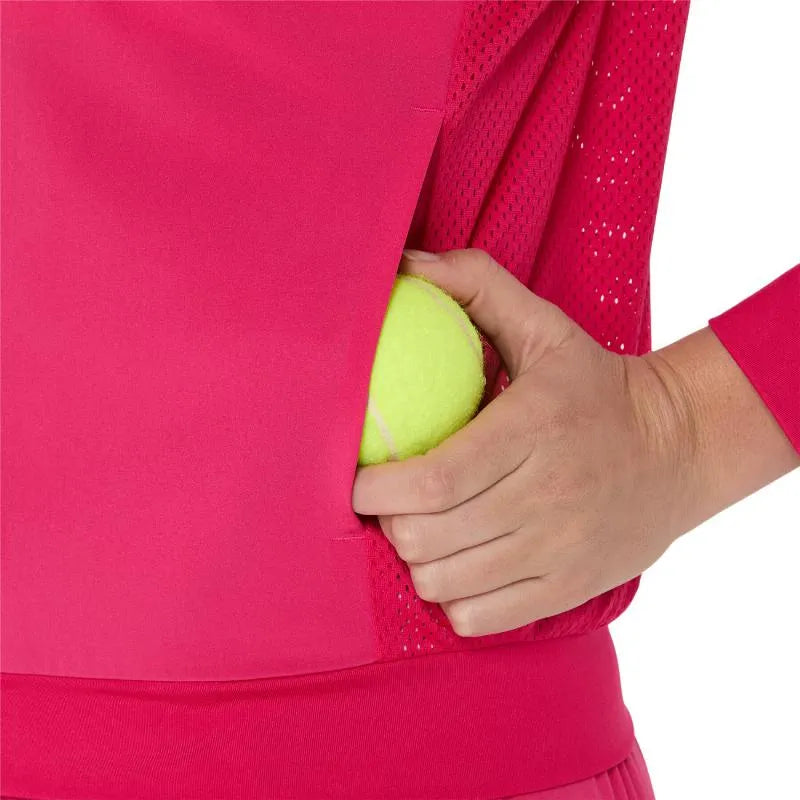 Asics Veste Match Rose Brillant Femme - vue 5