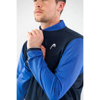 Head Veste Breaker Bleu Foncé Bleu Français - vue 6