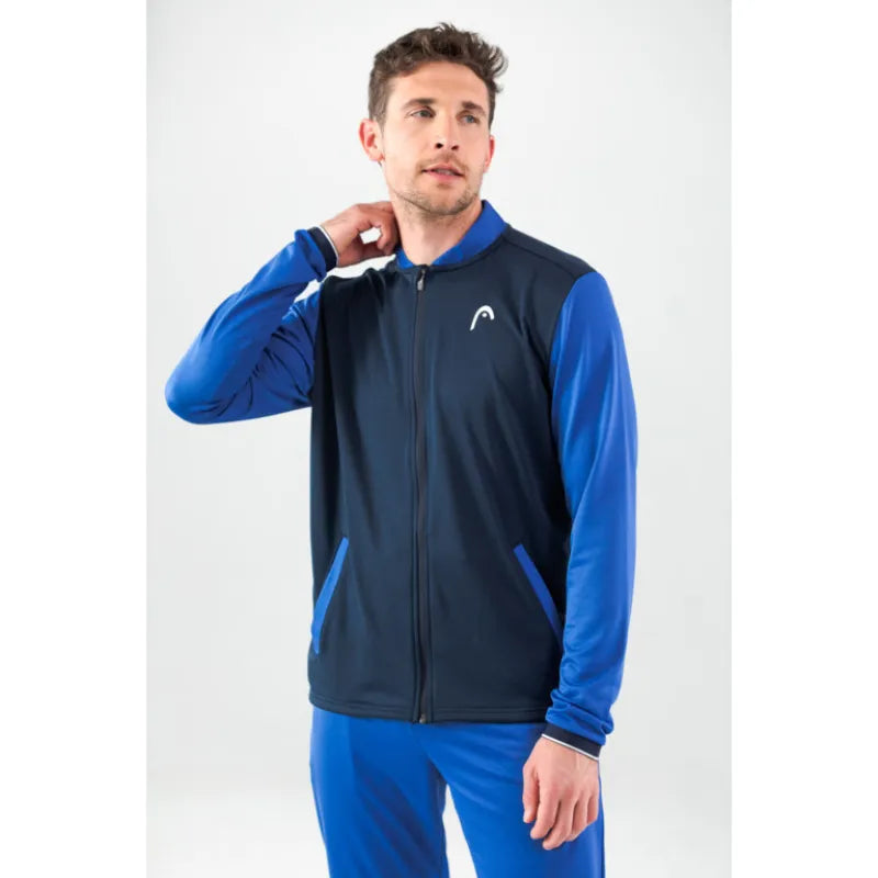 Head Veste Breaker Bleu Foncé Bleu Français - vue 8
