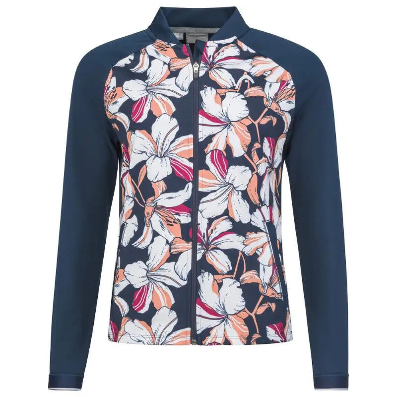 Head Veste Breaker Print Bleu Foncé Femme