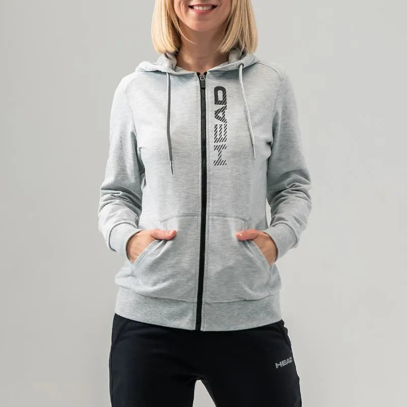 Head Veste Club Greta Gris - vue 3
