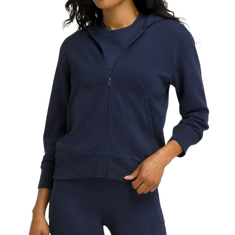 Wilson Veste Team Zip Marine Femme