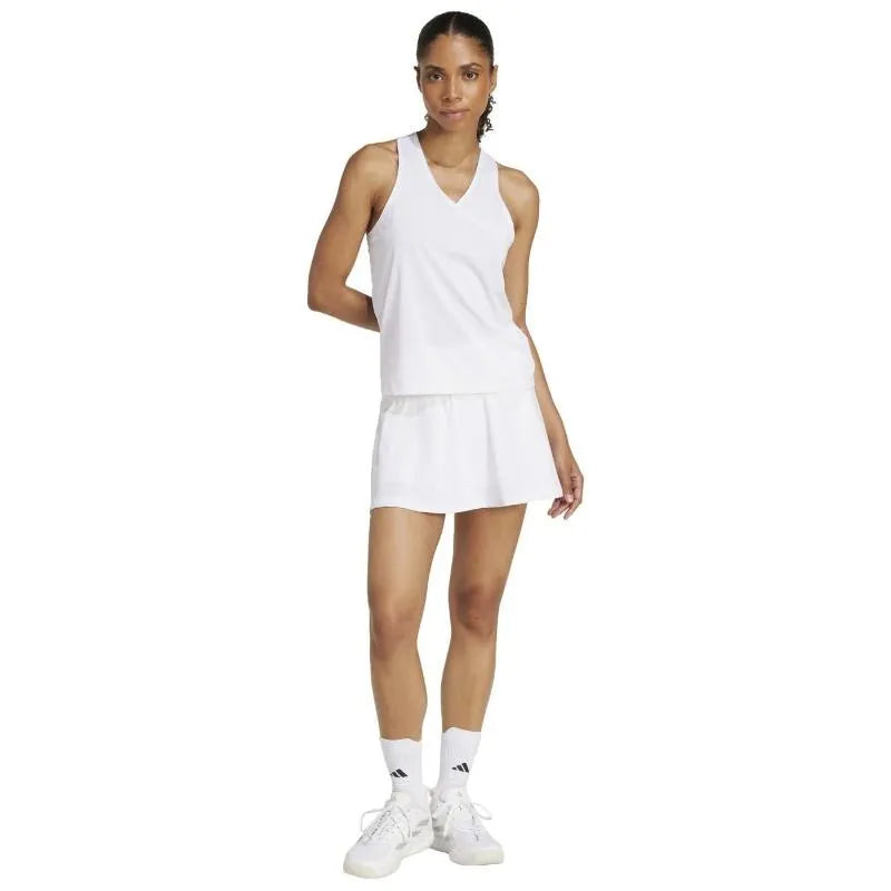 Adidas Jupe Club Climacool Blanc - vue 5