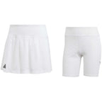 Adidas Jupe Pleated Aeroready Pro Noir Blanc - vue 2