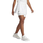 Adidas Jupe Pleated Aeroready Pro Noir Blanc - vue 5