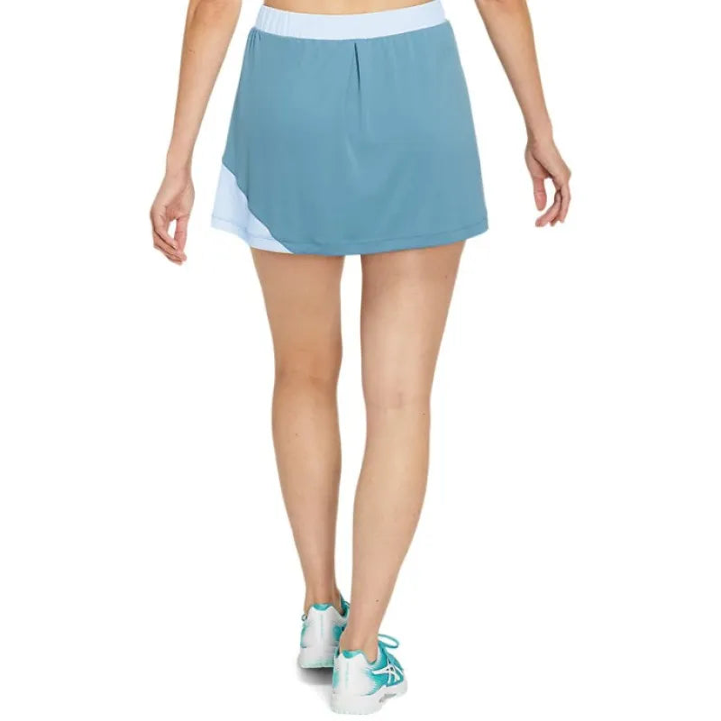 Asics Jupe Club Gris Bleu Clair - vue 2