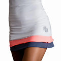 BB Jupe Nube Blanc Coral Gris