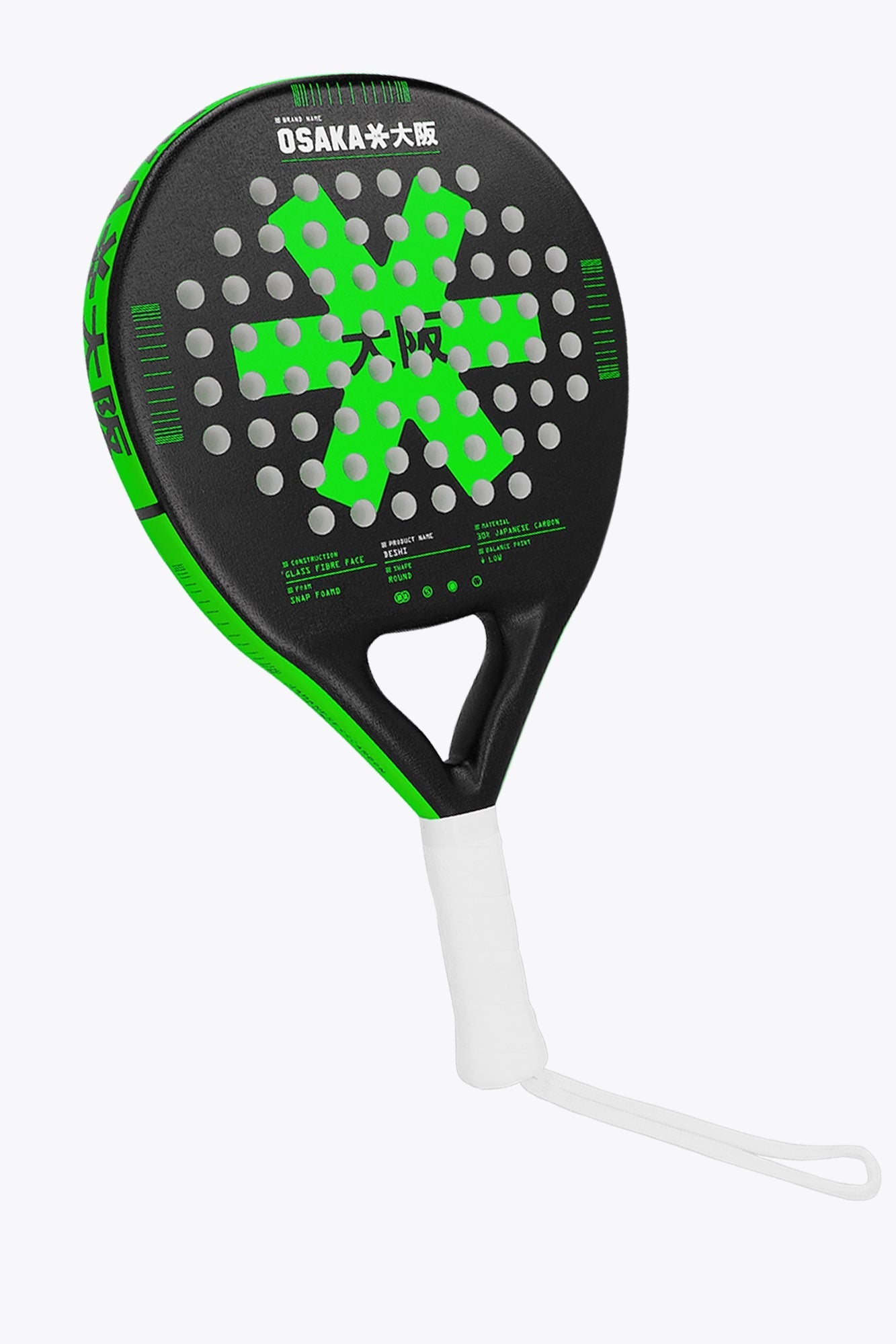 Osaka Padel Deshi Control Iconic Noir - Padelx3shop