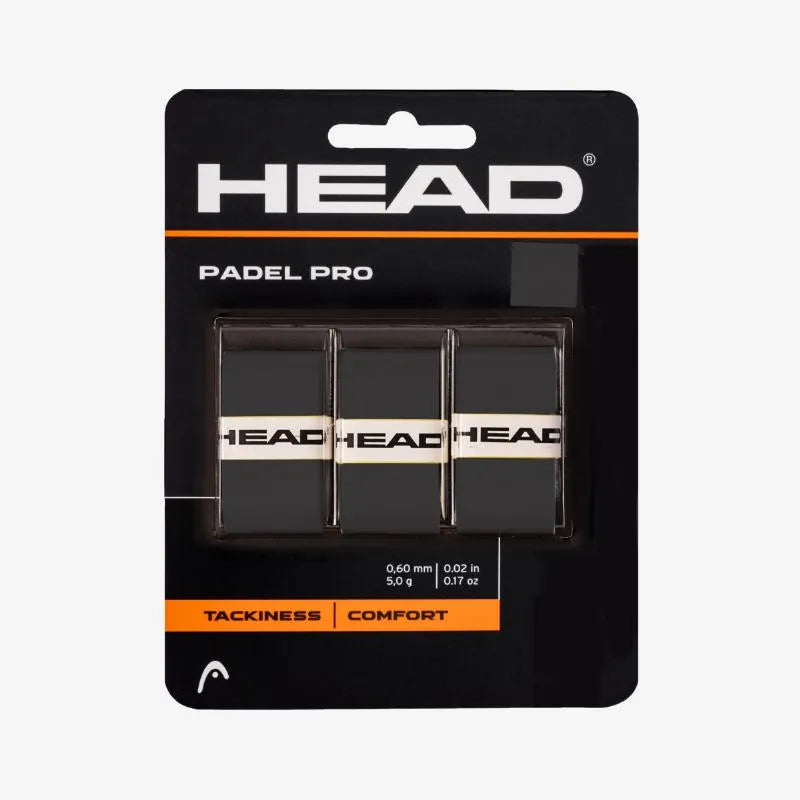 Head 3 Surgrips Padel Pro Noir