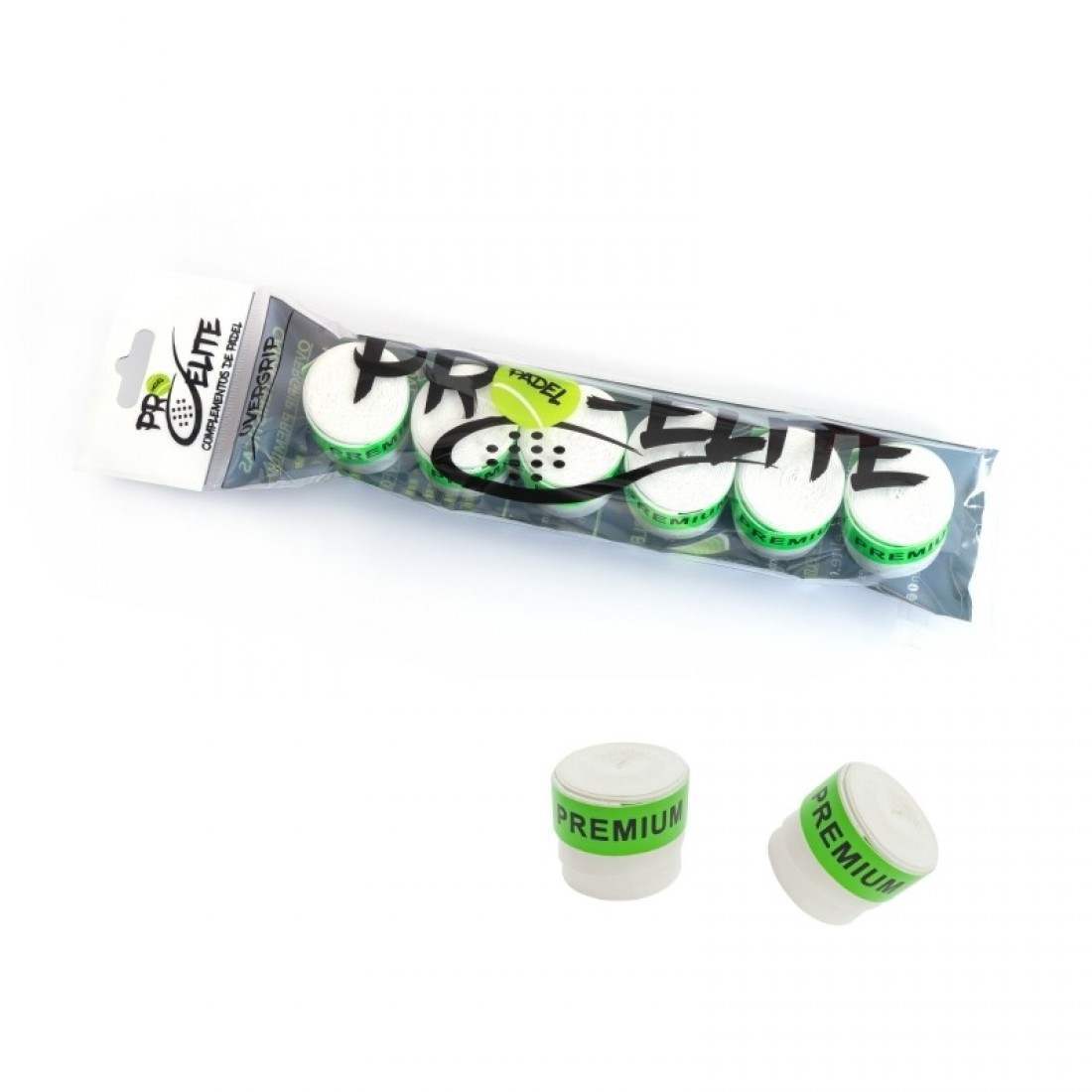Pro Elite 6 Overgrips Blanc