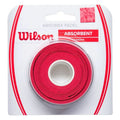 Wilson 3 Surgrips AbsorbX Padel Rouge