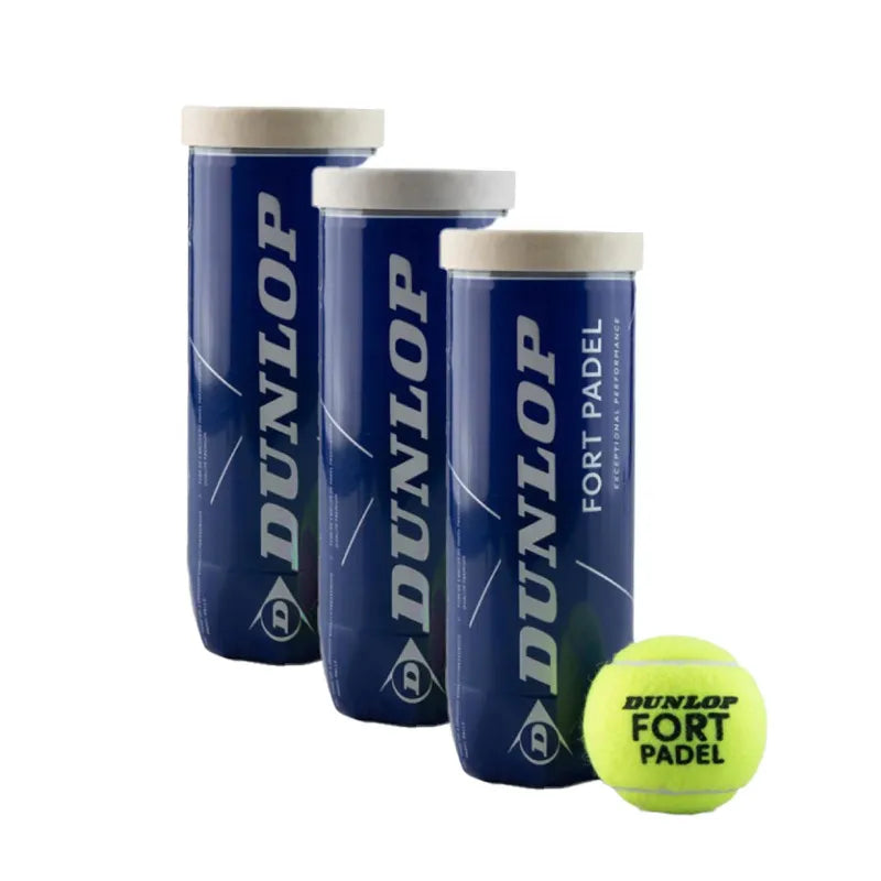Dunlop Fort Padel – Pack de 3 tubes