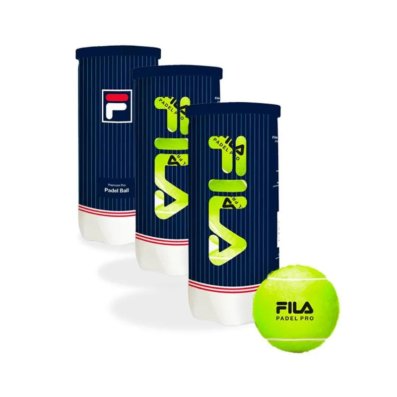 Fila Padel Premium Pro – Pack de 3 tubes