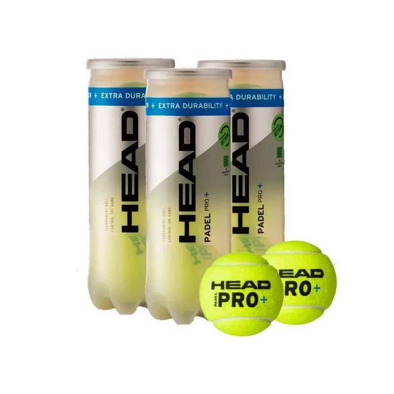 Head Padel Pro + – Pack de 3 tubes