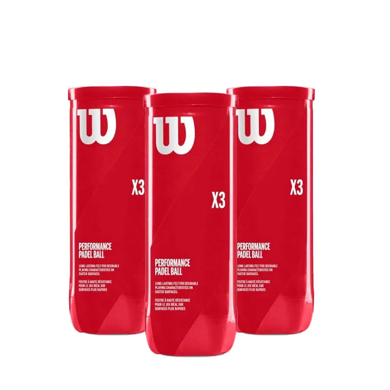 Wilson X3 – Pack de 3 tubes