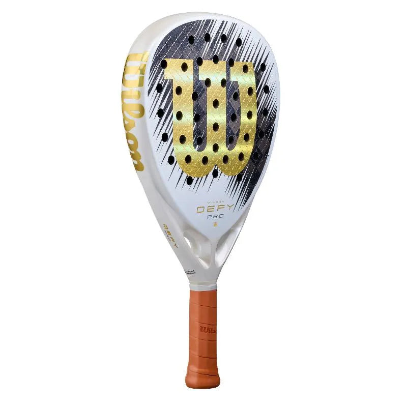 Wilson Defy Pro V1 Blanc Or - vue 2