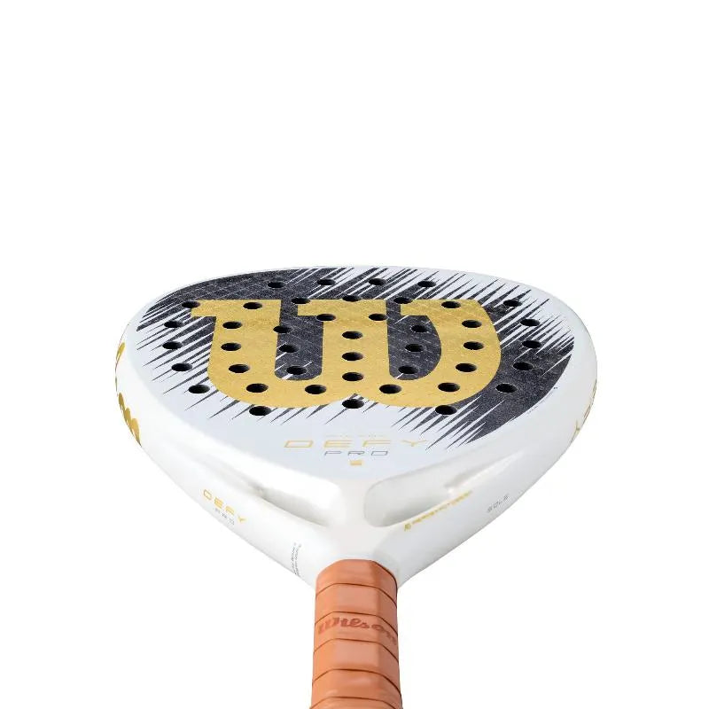 Wilson Defy Pro V1 Blanc Or - vue 4