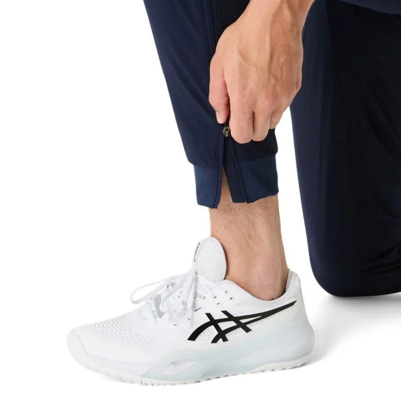Asics Pantalon Core Woven Bleu Minuit - vue 5