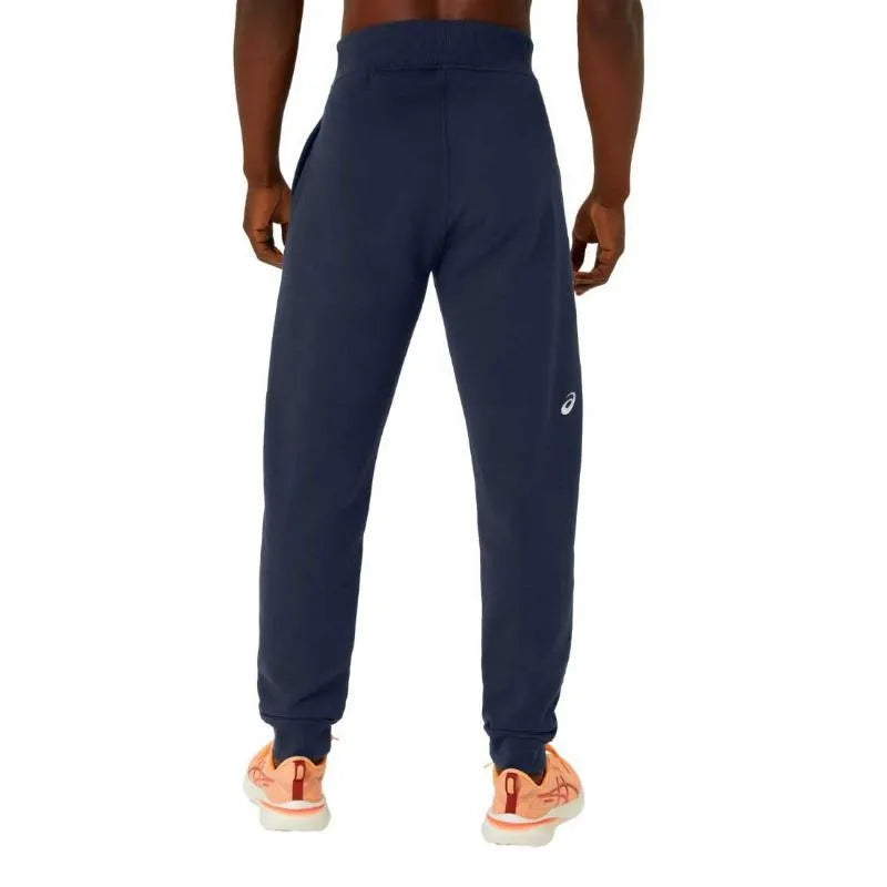 Asics Pantalon Logo Bleu Minuit Vert - vue 2
