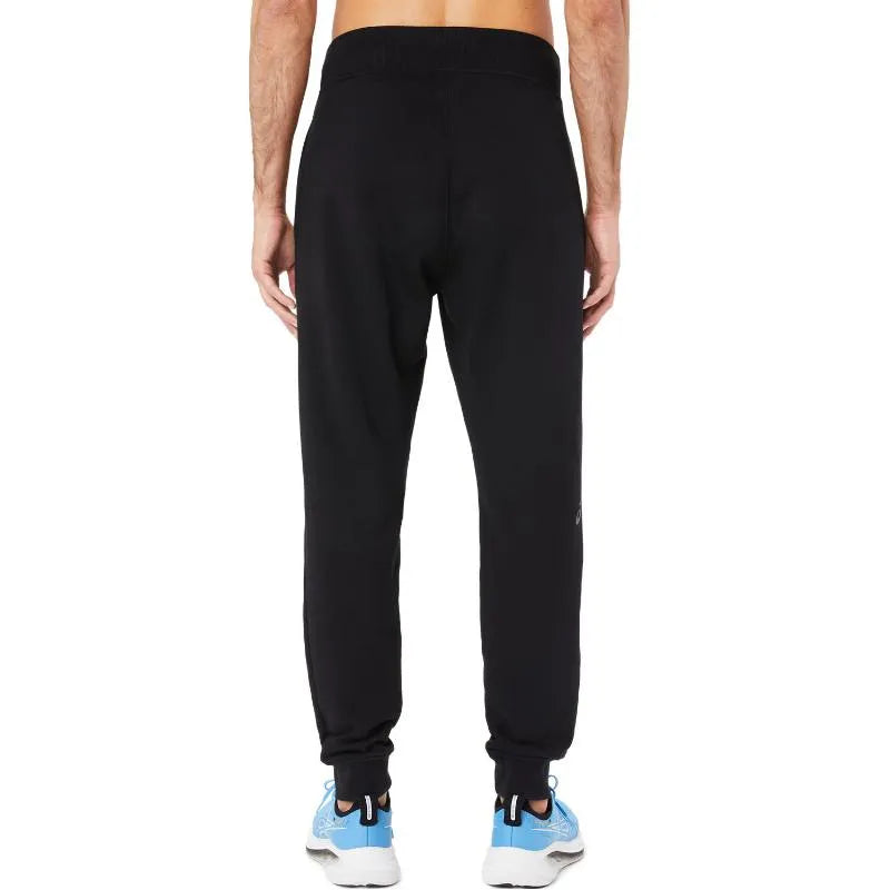 Asics Pantalon Logo Noir Gris - vue 2