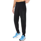 Asics Pantalon Logo Noir Gris - vue 3