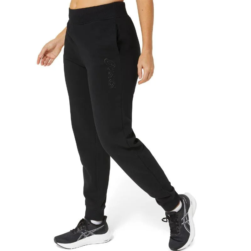 Asics Pantalon Logo Noir Femme - vue 3