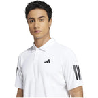 Adidas Polo Club 3 Stripes Blanc Noir - vue 3
