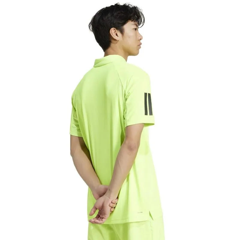 Adidas Polo Club 3 Stripes Lucid Limon - vue 2