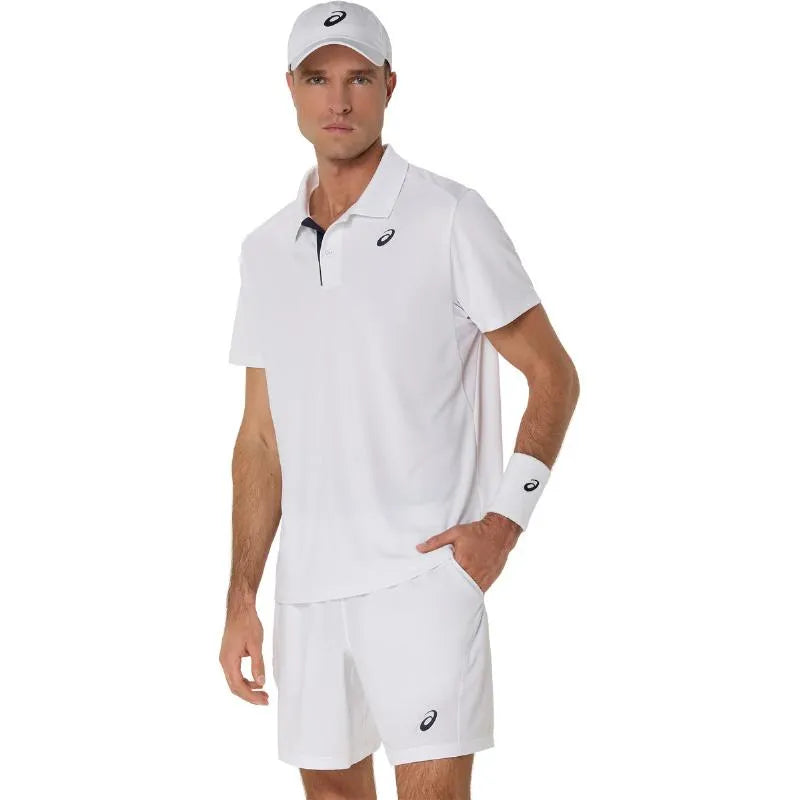 Asics Polo Court Blanc - vue 3