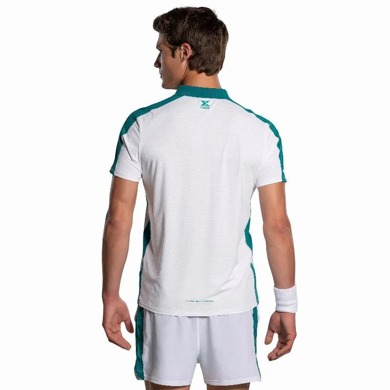 Nox Polo Pro Blanc Vert Ivy - vue 2