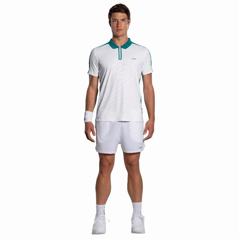 Nox Polo Pro Blanc Vert Ivy - vue 5