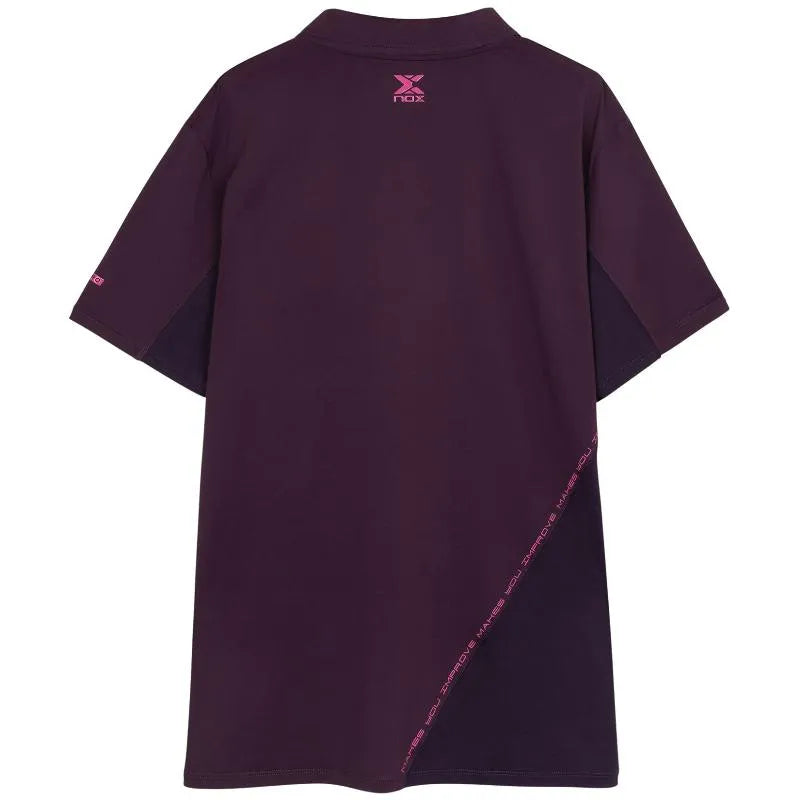 Nox Polo Pro Violet Foncé - vue 2