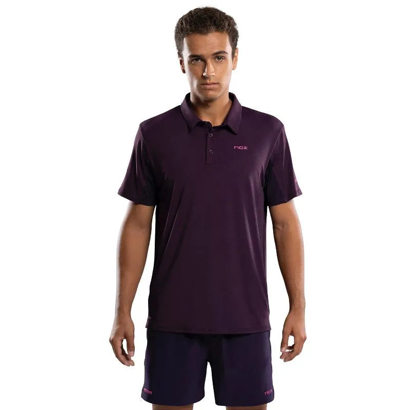Nox Polo Pro Violet Foncé - vue 3